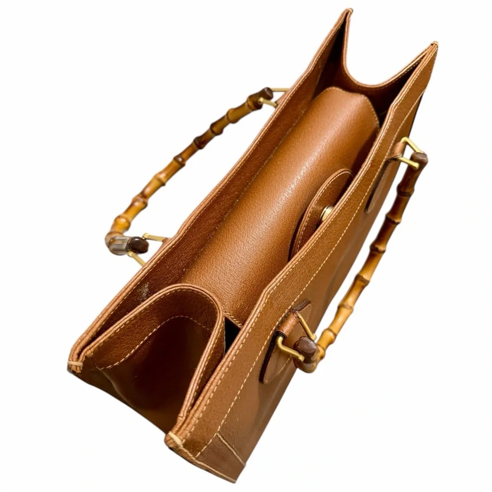 Gucci Diana Bamboo Tote Handbag – Leather - Picture 10 of 15